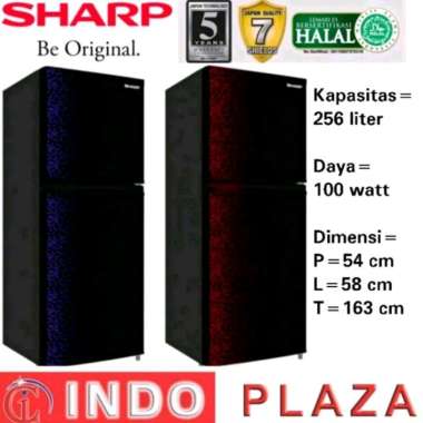 KULKAS SHARP 2 PINTU SJ-316MG SHINE Series
