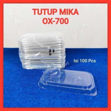 ( LID ) Tutup mika Aluminium foil tray OX-700 isi 100pcs