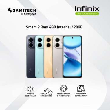 HP INFINIX SMART 9 4/128 RAM 4 PENYIMPANAN 128GB TITANIUM