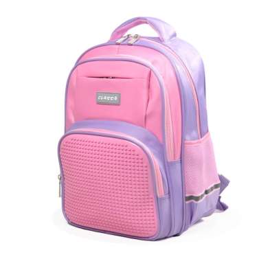 Classa Tas Ransel Sekolah Anak Backpack Sekolah Puzzle Bag - 233 Pink