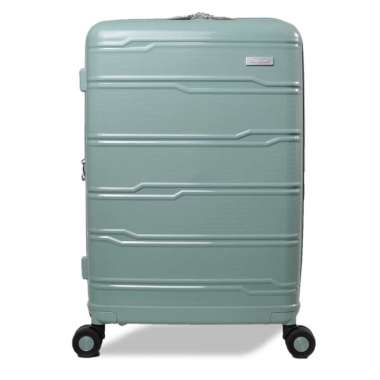 Dupont Koper Hardcase PP Anti Theft Zipper dan Expander dan TSA Size 24 Inch - 7044 Green Sage