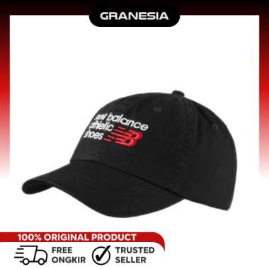 New Balance 6 Panel New Balance Athletic Unisex's Hat LAH43016B|Topi Olahraga Unisex