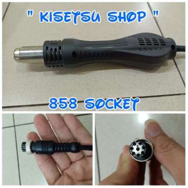 Gagang Blower / Solder Uap 858 / 878 / 958 Soket ( Female to Male )