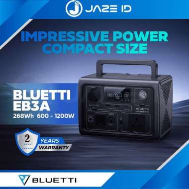 Bluetti EB3A Portable Power Station 600W Power Bank Besar Powerbank
