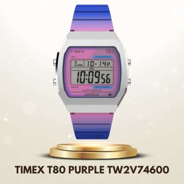 Timex T80 TW2V74600 Purple Jam Tangan Timex Original