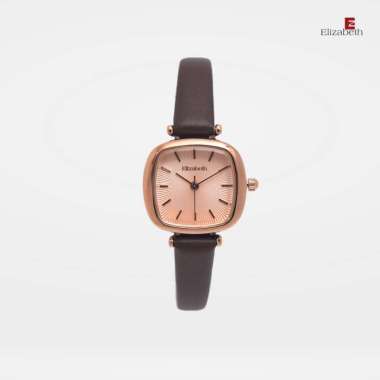 Elizabeth – Jam Tangan Wanita | Leather Strap 2200-0867 Black