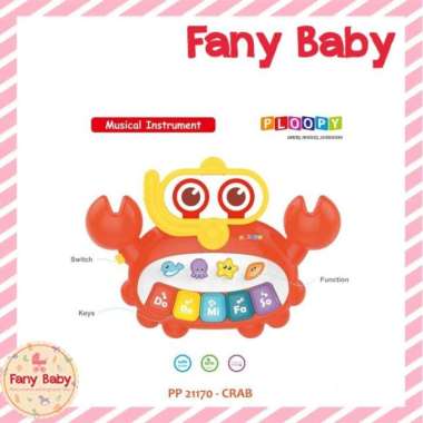 PLOOPY MUSICAL INSTRUMENT 18M+ CRAB