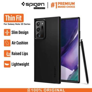 CASE GALAXY NOTE 20 / ULTRA SPIGEN THIN FIT HARDCASE CASING - NOTE 20 ULTRA, BLACK Note 20 Ultra Bla
