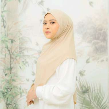 PUSSAT Adreena Bergo Dagu Spandeks Jersey Premium Khimar Umroh Haji Kajian Hijab Instan Daily Hijab