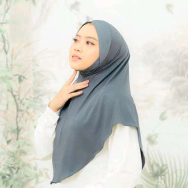 PUSSAT Adreena Bergo Dagu Spandeks Jersey Premium Khimar Umroh Haji Kajian Hijab Instan Daily Hijab