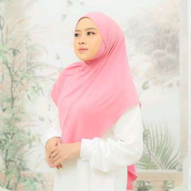 PUSSAT Adreena Bergo Dagu Spandeks Jersey Premium Khimar Umroh Haji Kajian Hijab Instan Daily Hijab 