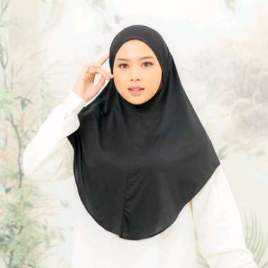PUSSAT Adreena Bergo Dagu Spandeks Jersey Premium Khimar Umroh Haji Kajian Hijab Instan Daily Hijab