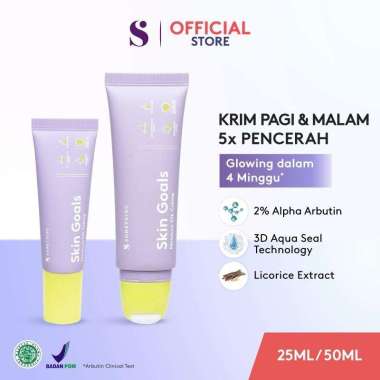 SOMETHINC SKIN GOALS Moisture Silk Cream Alpha Arbutin Moisturizer 50ml