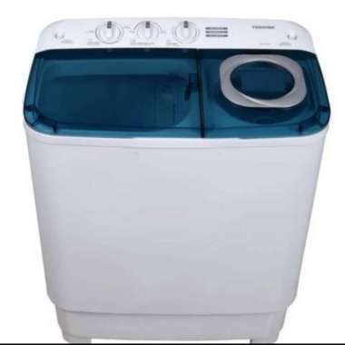 Mesin cuci 2 tabung 9kg Toshiba VH-H95MN / H95MN TRANSPARAN