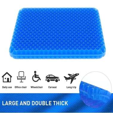 SEAT MATE / BANTAL ALAS DUDUK SILIKON GEL PREMIUM EGG SITTER + SARUNG