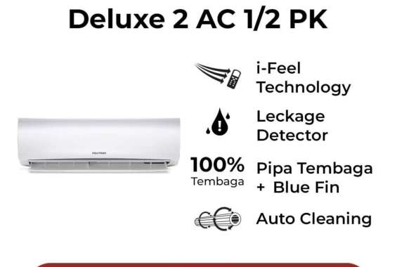 POLYTRON Deluxe 2 AC 1/2 PK PAC 05VH (khusus pekanbaru)