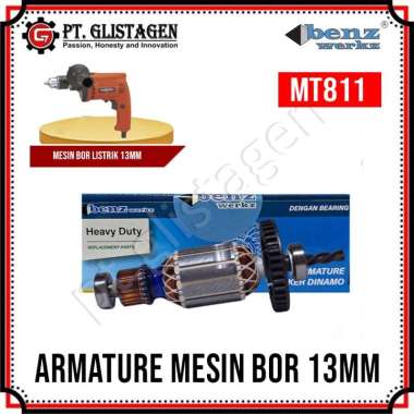 Benz Armature MT 811 Armatur Impact Drill 13 MM Rotor Jantung Bor Listrik Angker Mesin Bor Tangan 13