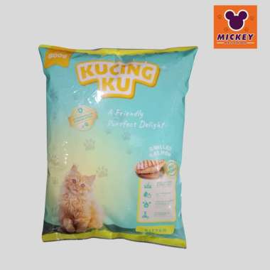 Makanan kucing kering Kucingku kitten / anak kucing kemasan 800 Gram Salmon