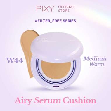 PIXY AIRY SERUM GLOW CUSHION ALAS BEDAK BASE MAKEUP WAJAH W44 MEDIUM WARM
