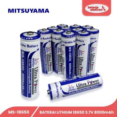 MITSUYAMA BATERAI LITHIUM 3.7V 18650 8000mAh MS-18650