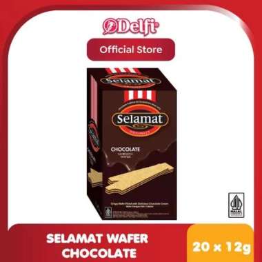 (BOX) Wafer SELAMAT Chocolate (20 pcs)