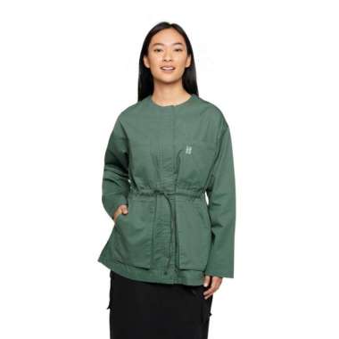 EIGER JAKET WANITA WS GEVA COLLARLESS JACKET XL Olive