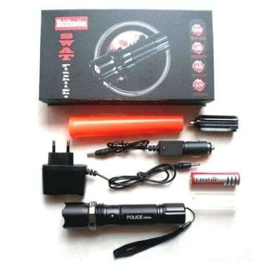 Senter SWAT 99000 WATT LED Police Carger Flashlight
