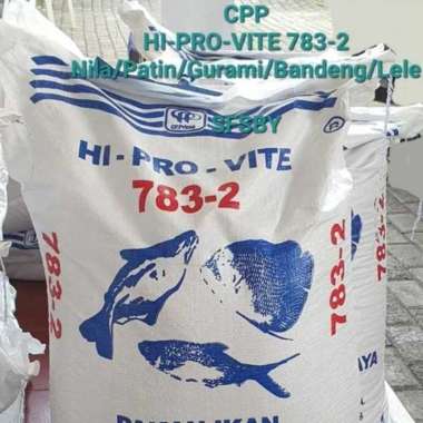 Repack 10 Kg HI-PRO-VITE 781, 782, 783 785 -1, -2, -3, -4 CP Prima Pakan Ikan Budidaya Pelet Ikan Gu
