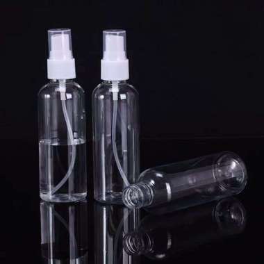 (100ml)Botol kosong bening utk parfum,sanitizer dll Plus buble