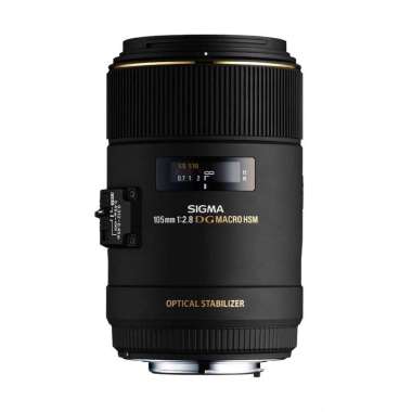 Sigma 105mm F2.8 EX DG OS HSM Macro Lensa Kamera for Canon