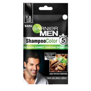 Garnier Men Pewarna Rambut 20ml - Hitam Kecoklatn Hitam