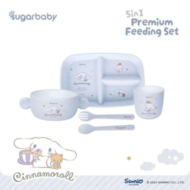 SugarBaby Sanrio Series/Feeding Set/Training Cup/Stroller/Multi Chair FEEDING SET CINNAMOROLL