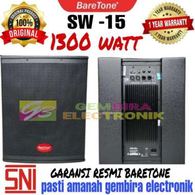 Subwoofer Aktif Baretone 15 inch SW15 Baretone Original sound