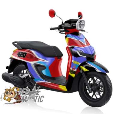 Decal Stylo 160 Full Body - Sticker full body wrap Variasi Skotlet full Honda Stilo 160 -Racing A4 D