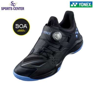 New Sepatu Badminton Yonex Power Cushion SHB 88 Dial 3 / SHB88D3 Black Purple 46
