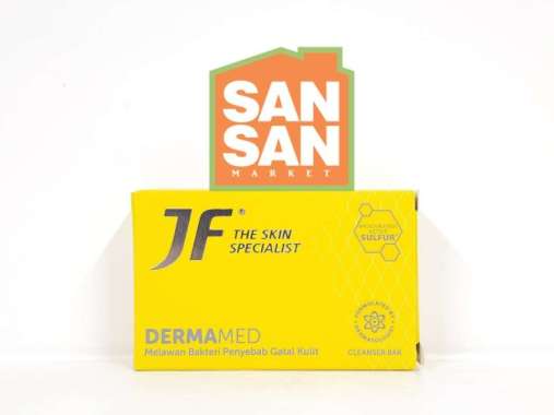 JF Sulfur Cleanser Bar Dermamed 90 gr Sabun Sulfur