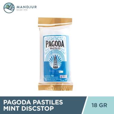 Pagoda Pastiles Mint Discstop 18 Gram - Permen pelega Tenggorokan