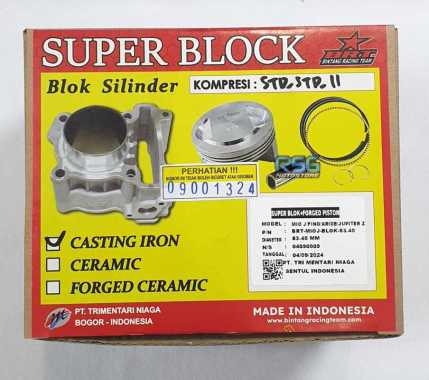 BLOK CAST IRON & FORGED PISTON BRT MIO J X-RIDE FINO SOUL GT JUPITER Z1 115 53.40 HEAD STD STROKE ST