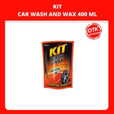 KIT Wash and Wax Shampoo Mobil Refill 400ml