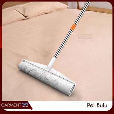 Pel Roller Panjang Penghilang Debu Pembersih Lantai Karpet Dari Bulu Kucing Sticky Magic Roller Adju