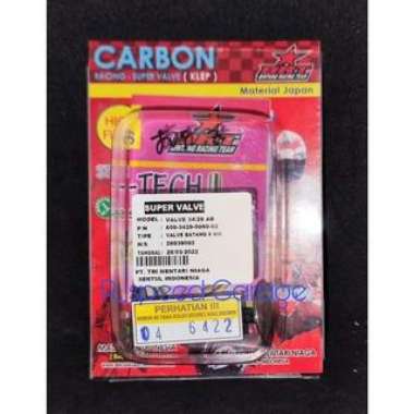 KLEP 3429 BATANG 5 MM CARBON HEAD BRT JUPITER Z 110 5TP