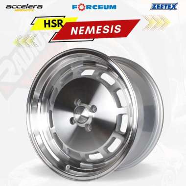 HSR NEMESIS R17 velg mobil monoblock untuk raize rocky vios city yaris jazz dan sejenisnya pcd 4x100