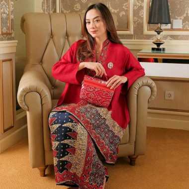Kebaya Maroon Kebaya Merah Kebaya Batik Kebaya Wisuda Kebaya Modern Kebaya Premium