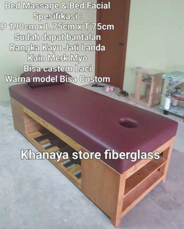 Bed massage castem/Bed facial matras merah/Bed terapis kayu jati landa/Alat Reflexology murah!