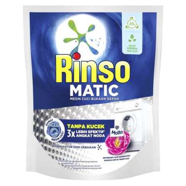 Rinso matic deterjen cair bukaan atas / bukaan depan 1.4 liter bukaan depan