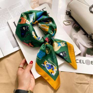 AVERY 70x70cm Korean syal scarf leher scarf tas neck scarf 158