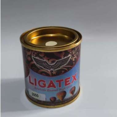 Cat Minyak untuk Kayu & Besi Ligatex / Elova Ukuran Kaleng Kecil - 0.1 Liter Putih