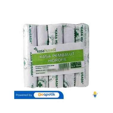 HUSADA KASA HIDROFIL 4Y X 10 CM PACK 5 ROL
