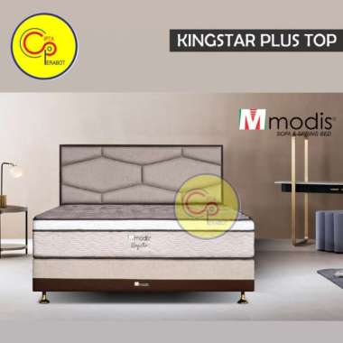 Springbed Kasur Modis Kingstar Plush Top King Size Tempat Tidur Matras Fullset Ori