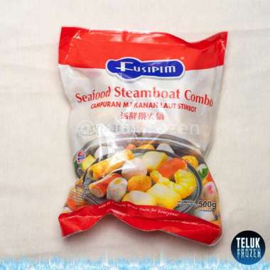 fusipim seafood steamboat combo 400gr shabu shabu isian campur frozen food 400 g gram daging ikan ol